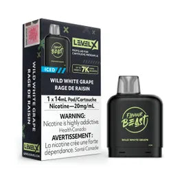Level X Flavour Beast Pod 14mL - Wild White Grape Iced