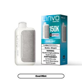 Cool Mint Linvo Star 150K disposable vape device and packaging