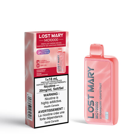 LOST MARY MO10000 DISPOSABLE VAPE STRAWBERRY GRAPEFRUIT