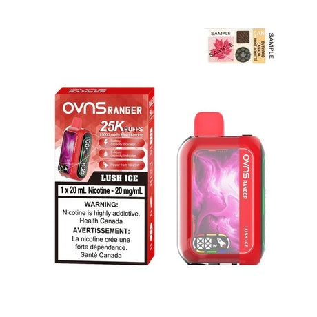 OVNS Ranger 25K Puffs Disposable Vape - Lush Ice