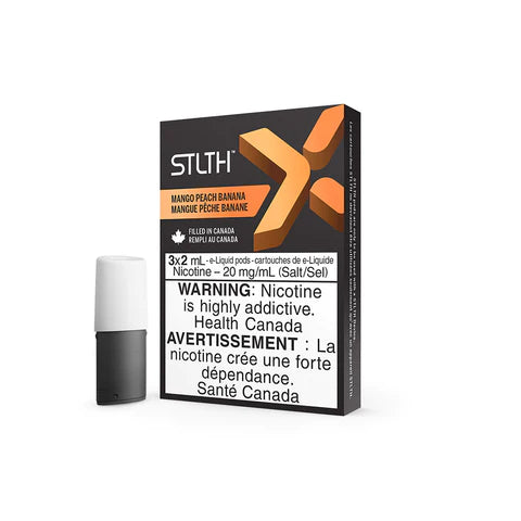 STLTH X POD PACK - MANGO PEACH BANANA