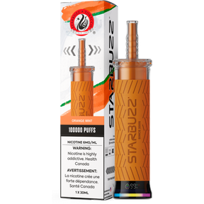 Starbuzz E-Hose 100K Disposable Vape – Orange Mint flavour 6mg 30mL