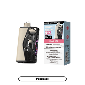 Peach Ice ORBITO LUMO AI Pro+ 180K disposable vape, 40mL, 20mg/mL, Canada