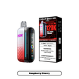 Rocky Vapor Oxbar M120K Raspberry Cherry disposable vape and package