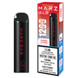 Cherry Classic Marz Bar 1200 Puffs Disposable Vape with a fizzy cherry cola flavor.