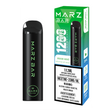 Miami Mint Marz Bar 1200 Puffs Disposable Vape with a tropical and minty flavor.