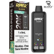 RUFPUF Ripper Sleek Sour Catchy Ice nicotine-free disposable vape 8mL device