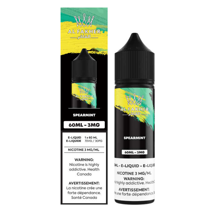 Spearmint AL Fakher Freebase Juice 60mL