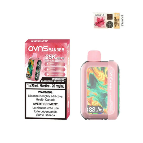 OVNS Ranger 25K Puffs Disposable Vape -  Strawberry Blueberry Raspberry