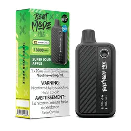 Super Sour Apple - Flavour Beast Beast Mode Max 18K Disposable Vape (18000 Puffs)