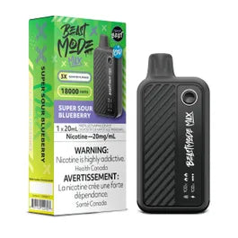 Super Sour Blueberry - Flavour Beast Beast Mode Max 18K Disposable Vape (18000 Puffs)