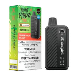 Super Sour Peach - Flavour Beast Beast Mode Max 18K Disposable Vape (18000 Puffs)