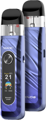 SMOK NOVO 6 Pod Kit CRC – 40W Compact Vape Device with Display - Blue Colour