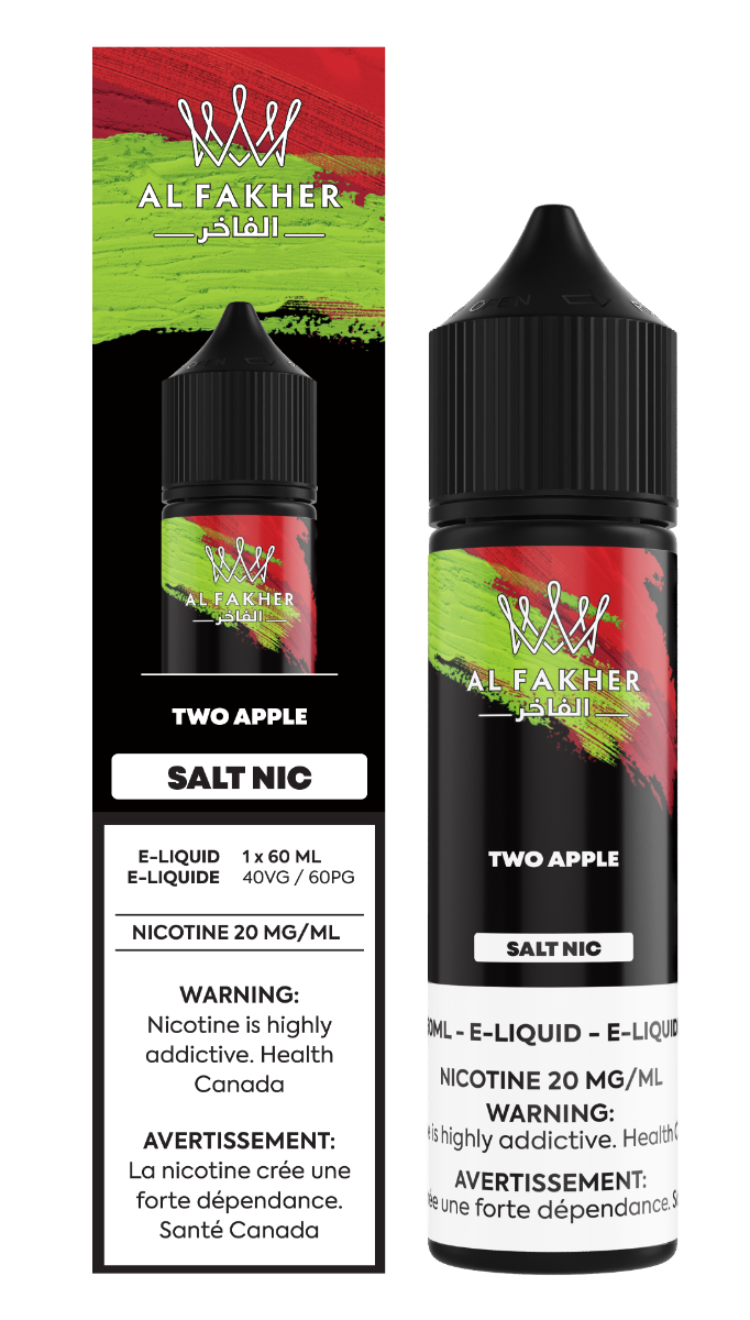 TWO APPLE - AL Fakher Nicotine Salt E Juice