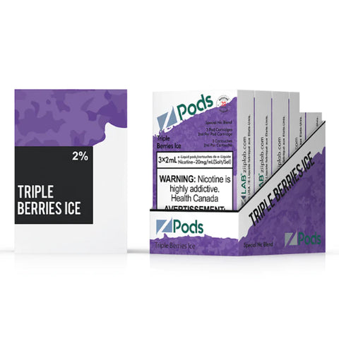 TRIPLE BERRIES ICE - Z PODS ( SUPREME NIC BLEND)