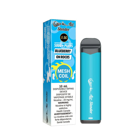 Blueberry on  Rock  - Genie Air Slender 5000 Puffs-  Synthetic