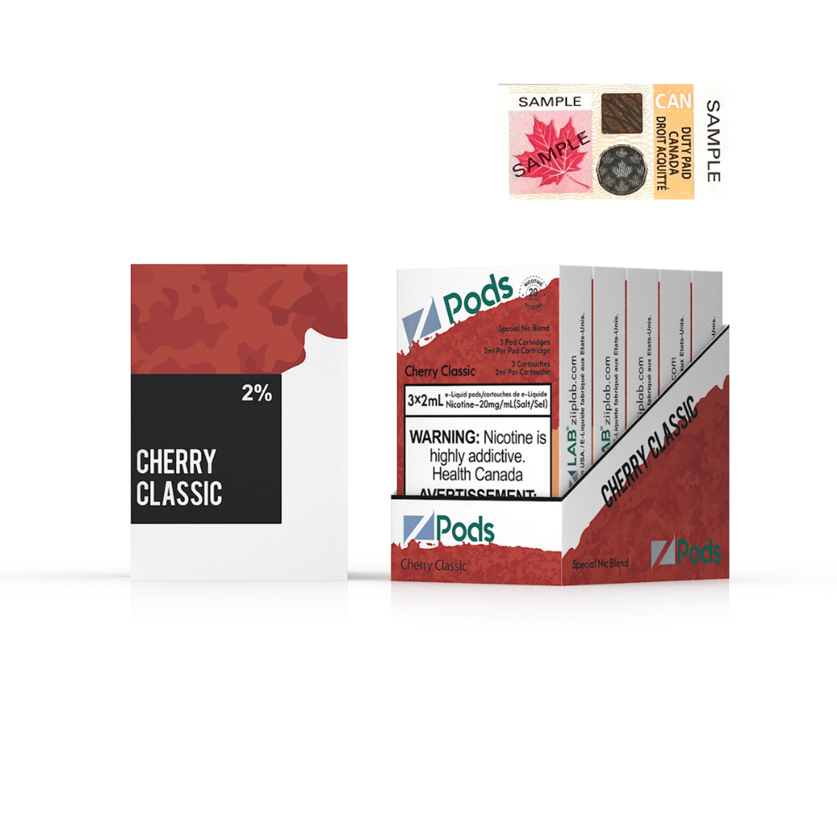 Cherry Classic  - Z PODS ( SUPREME NIC BLEND)