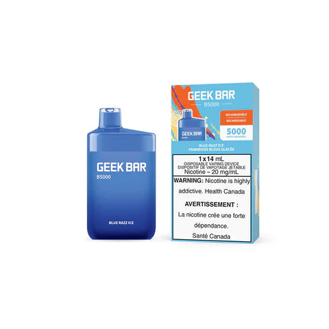 GEEK BAR B5000 DISPOSABLE - BLUE RAZZ ICE