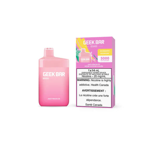 GEEK BAR B5000 DISPOSABLE - JUICY PEACH ICE