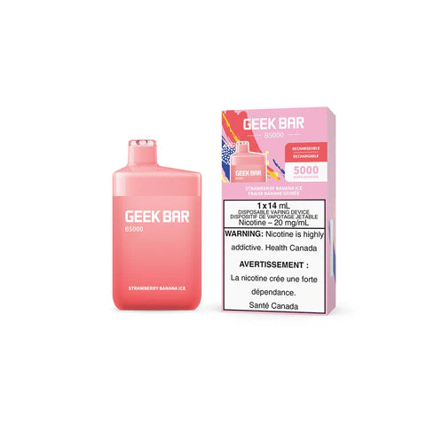 GEEK BAR B5000 JETABLE - GLACE FRAISE BANANE