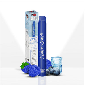 CHILLED RAZZ - IVG 3000 PUFFS DISPOSABLE VAPE