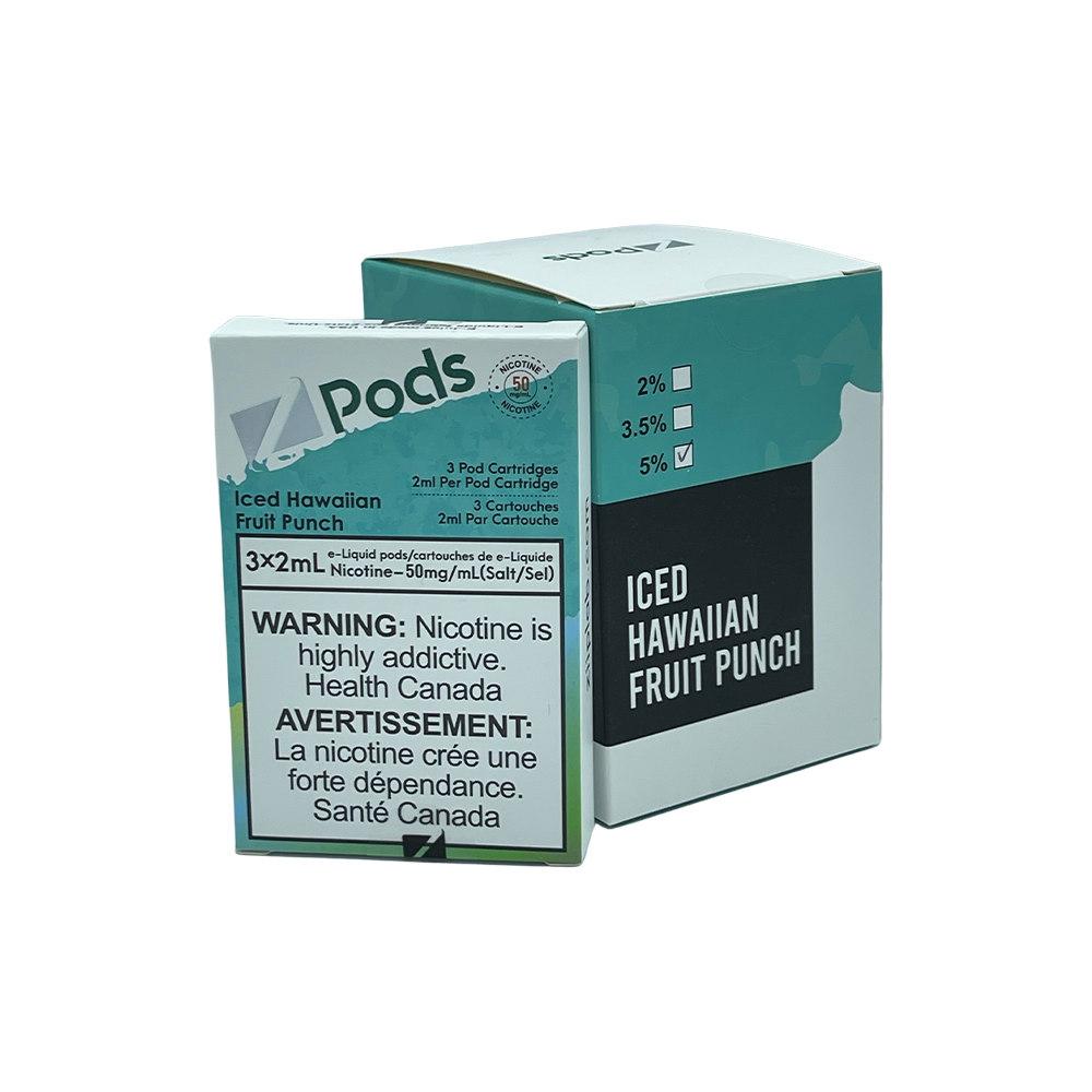 ICED HAWAIIAN FRUIT PUNCH  - Z PODS ( SUPREME NIC BLEND)