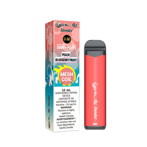 Peach Blueberry Frost - Genie Air Slender 5000 Puffs-  Synthetic