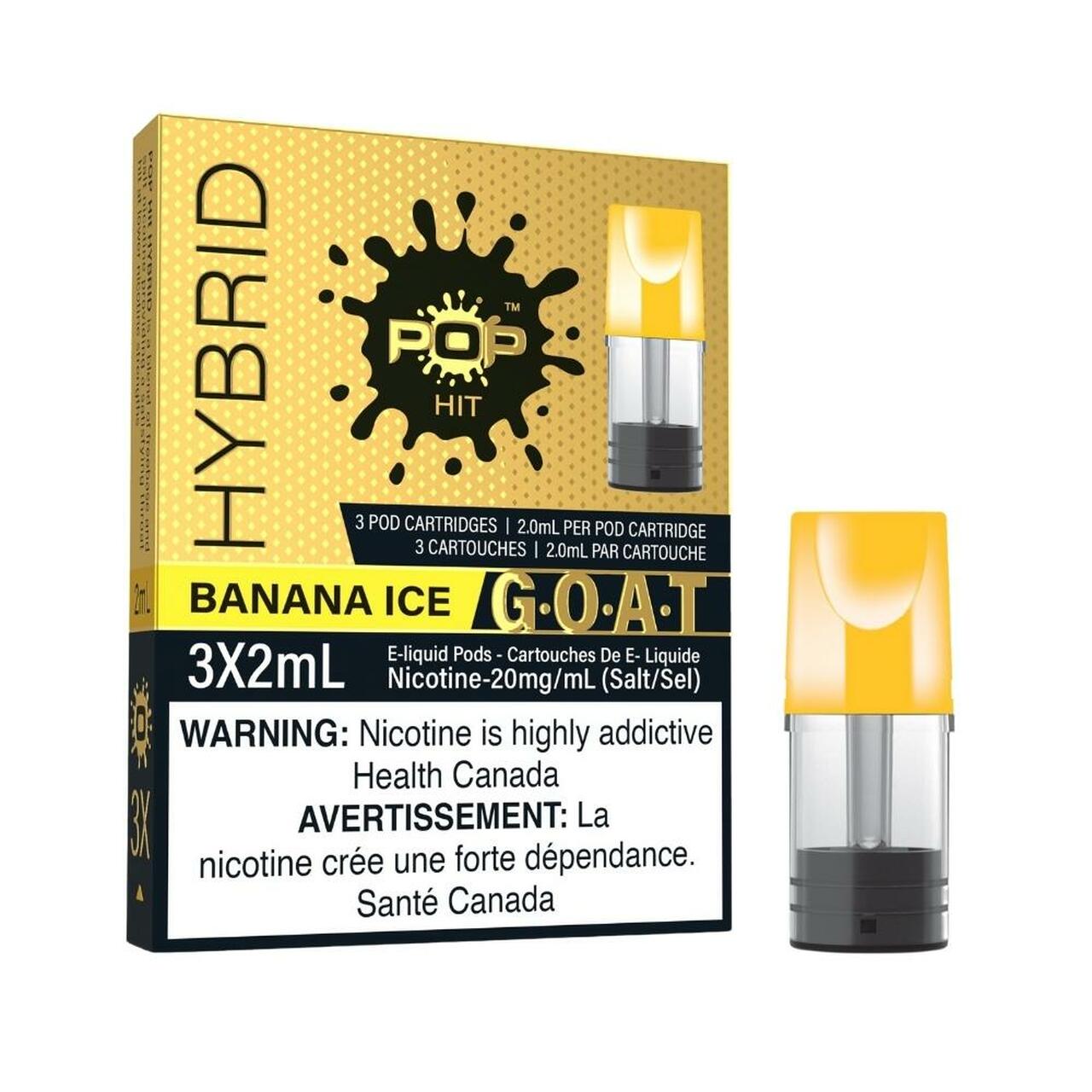 BANANA ICE G.O.A.T SERIES - POP HYBRID STLTH COMPATIBLE PODS