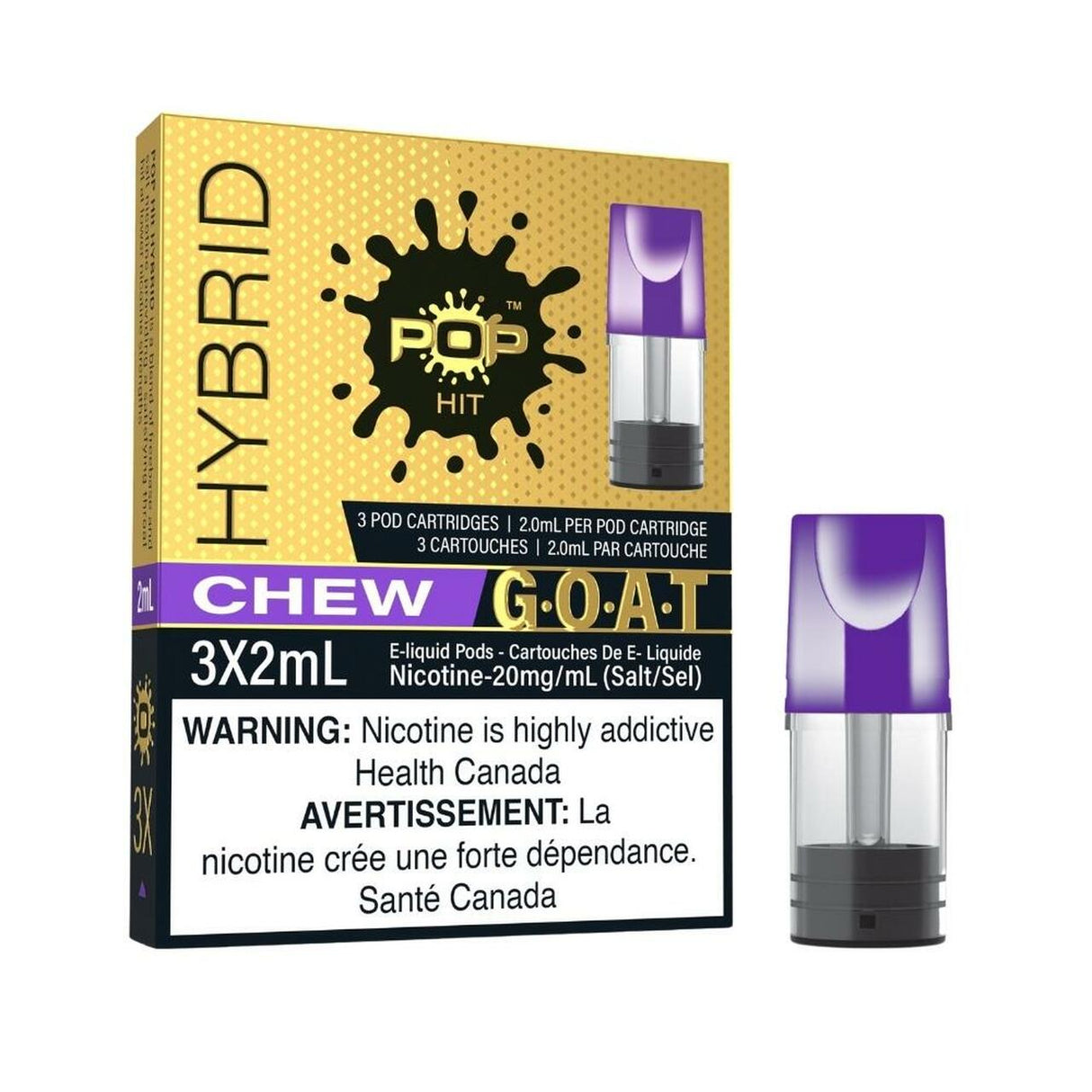 CHEW -  G.O.A.T SERIES - POP HYBRID STLTH COMPATIBLE PODS