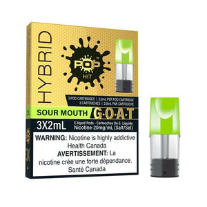 SOUR MOUTH - G.O.A.T SERIES - POP HYBRID STLTH COMPATIBLE PODS