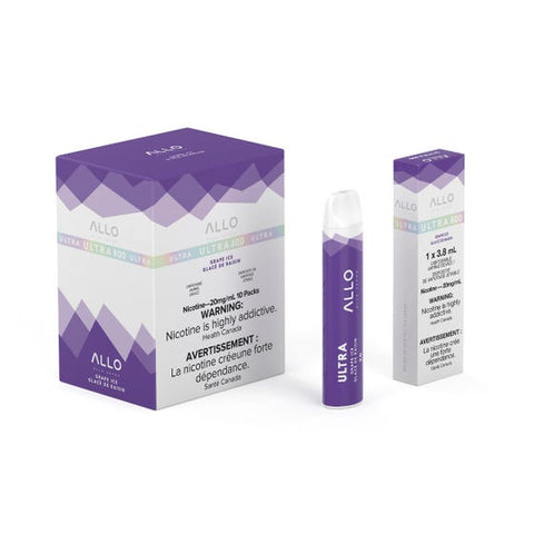 ALLO ULTRA DISPOSABLE- GRAPE ICE