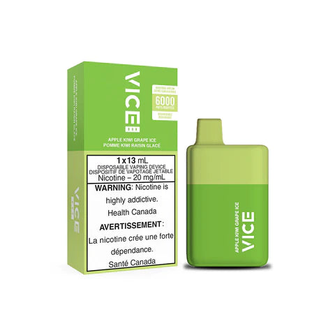 VICE BOX DISPOSABLE - APPLE KIWI GRAPE ICE