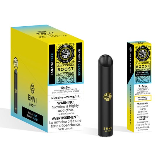 ENVI BOOST HIT DISPOSABLE - BANANA ICED