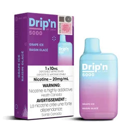 Drip'n by Envi 5000 Disposable - Grape Ice