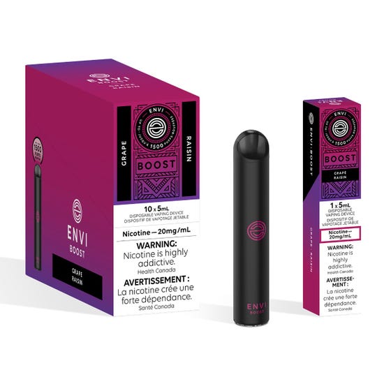 ENVI BOOST DISPOSABLE - GRAPE 2%