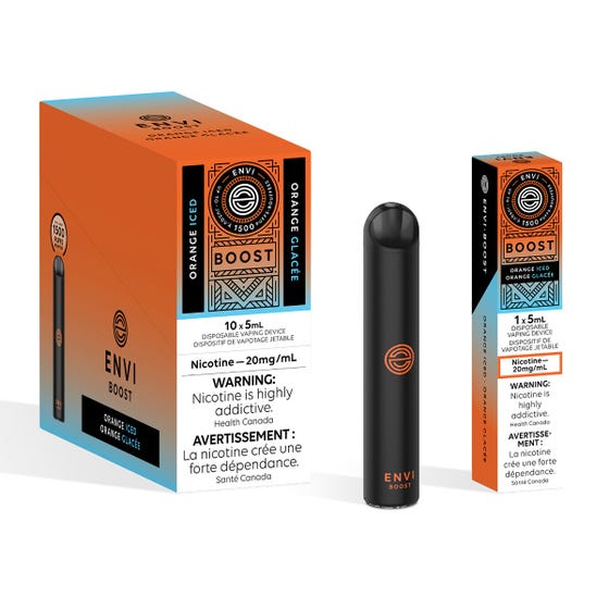 ENVI BOOST DISPOSABLE -ORANGE ICED  6%