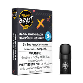 Flavour Beast Pods Pack - Mad Mango Peach