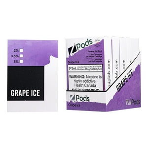 GRAPE ICE - Z PODS ( SUPREME NIC BLEND)