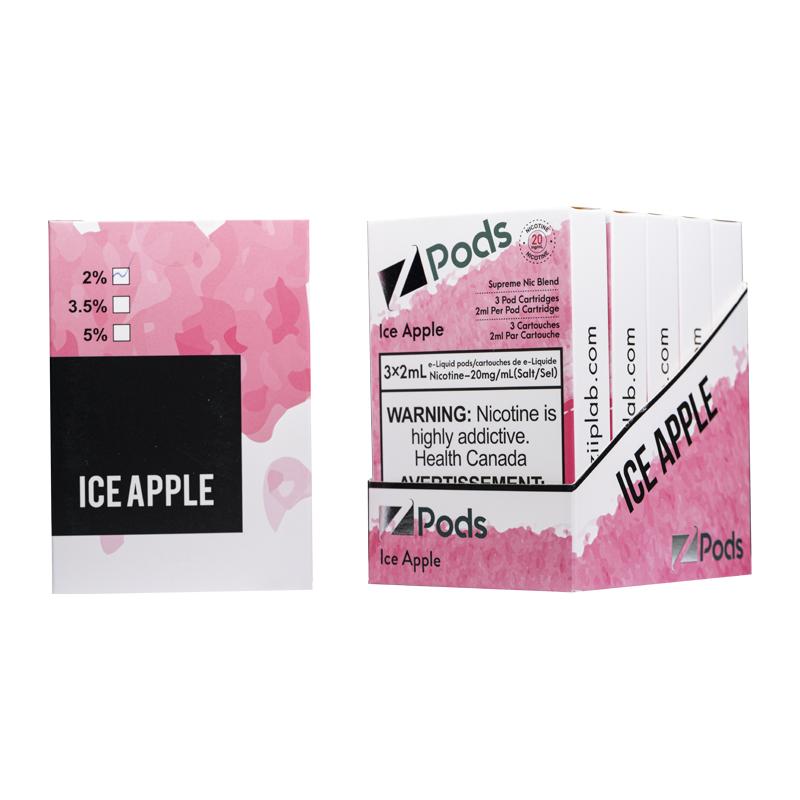 APPLE ICE - Z PODS ( SUPREME NIC BLEND)