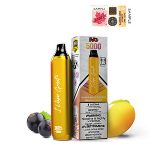 Mango Blackcurrant - IVG Bar Max 5000 Puffs Disposable Vape