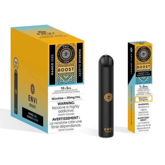 ENVI BOOST HIT DISPOSABLE - MANGO ICED