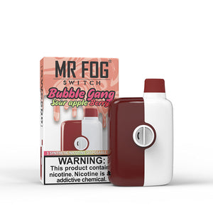 BUBBLE GANG SOUR APPLE BERRY - MR FOG SWITCH 5500 PUFFS