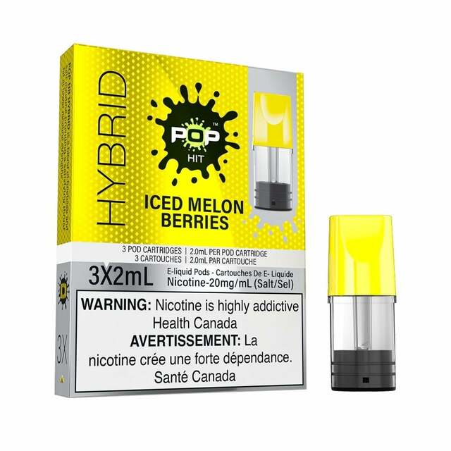 ICED MELON BERRIES- POP HYBRID STLTH COMPATIBLE PODS