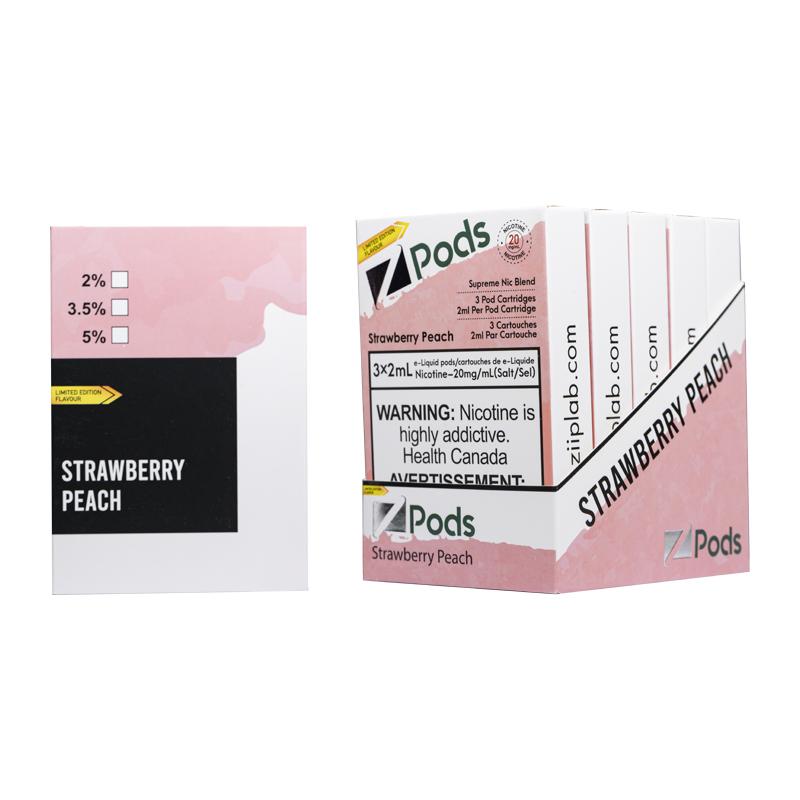 STRAWBERRY PEACH  - Z PODS ( SUPREME NIC BLEND)